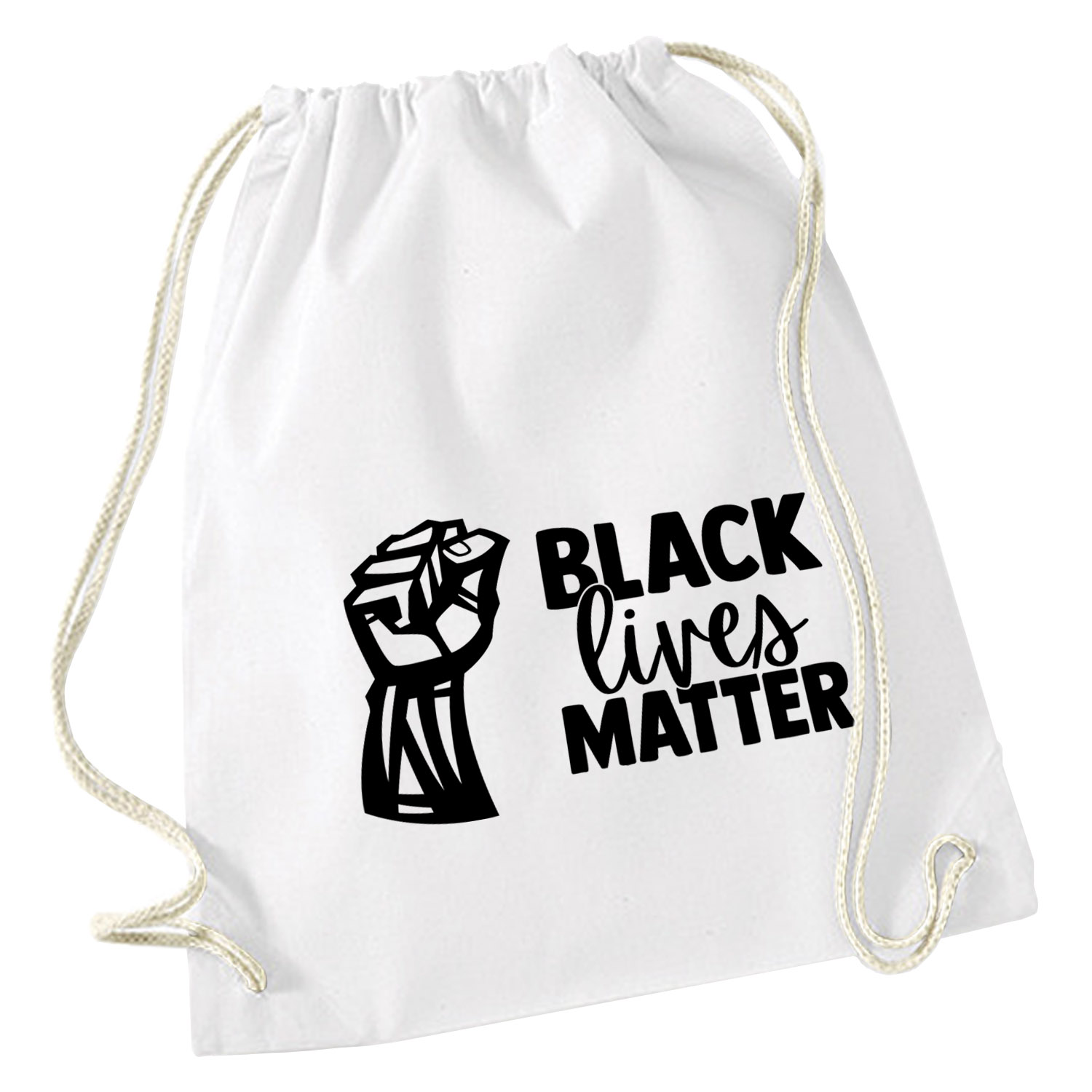 Turnbeutel / Stoff-Rucksack »black lives matter«