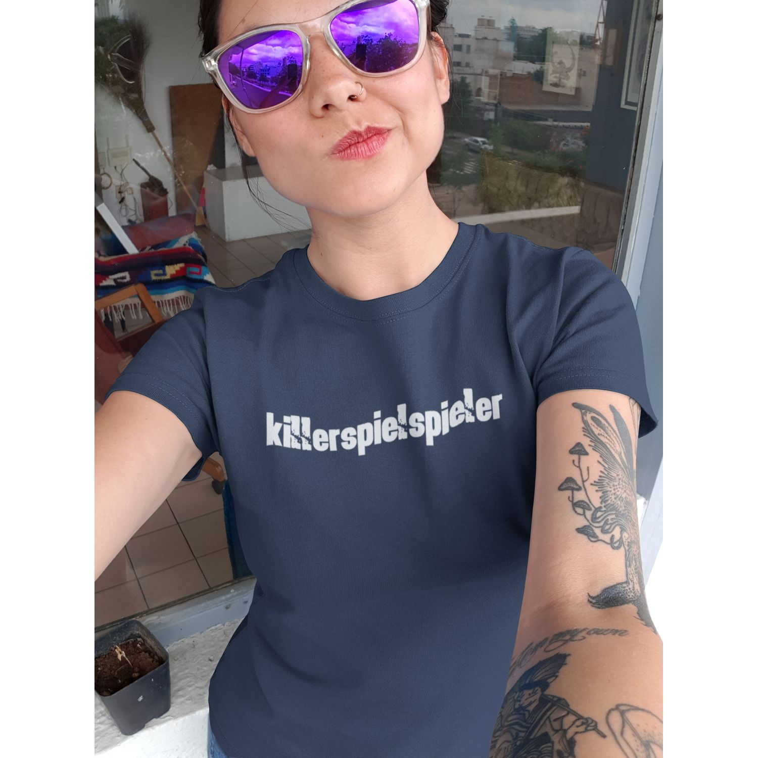 T-Shirt »killerspielspieler«