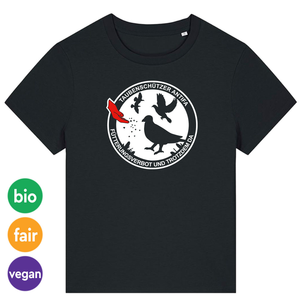 Ladies-Shirt »Taubenschützer Antifa«