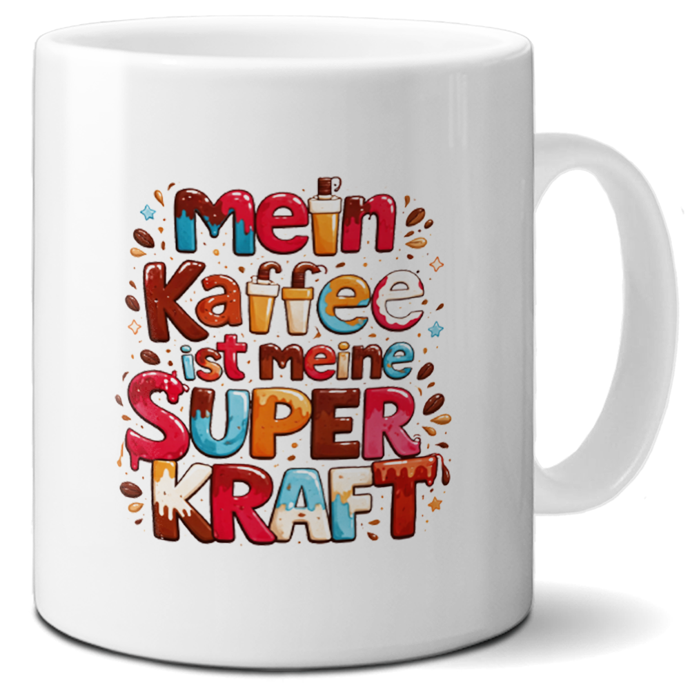 Tasse »Mein Kaffee ist meine Superkraft«