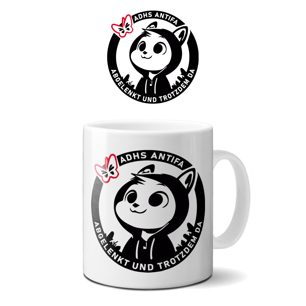 Tasse »ADHS Antifa«
