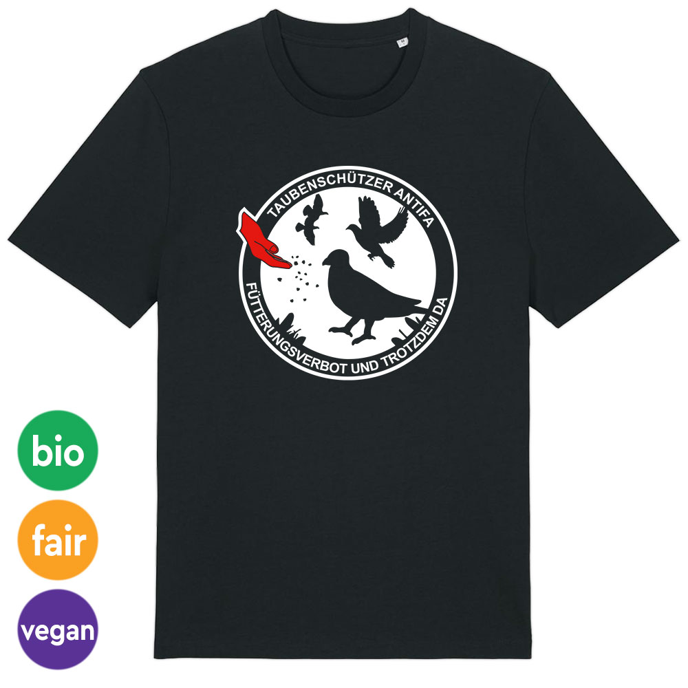 T-Shirt »Taubenschützer Antifa«