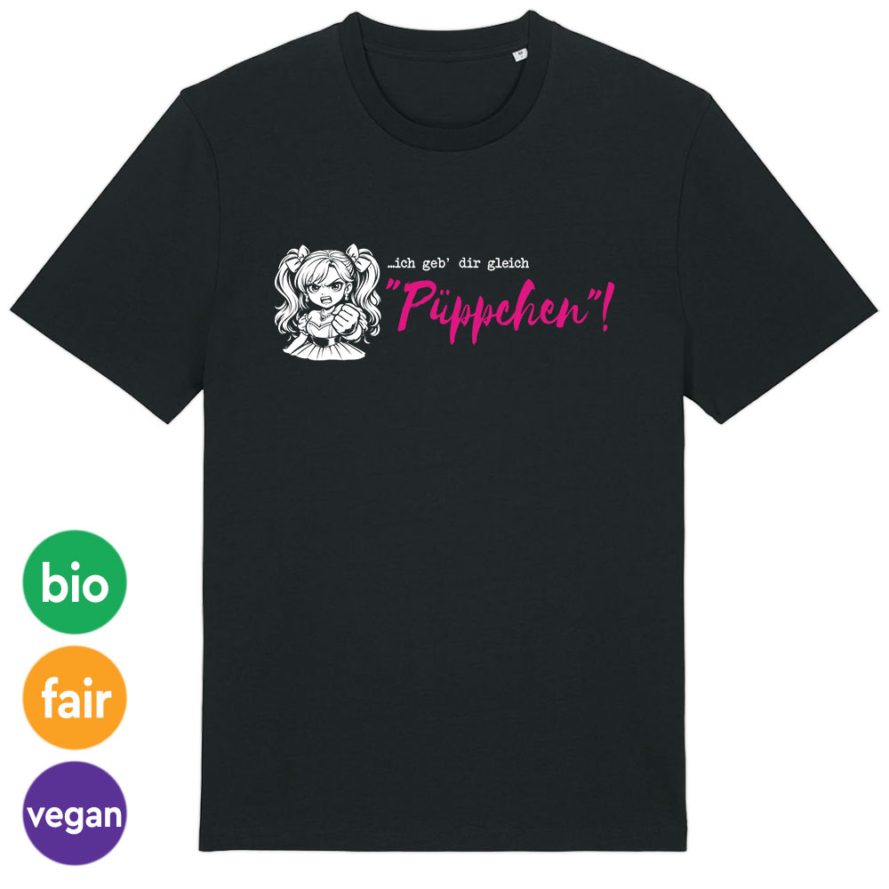 T-Shirt »…ich geb dir gleich Püppchen!«