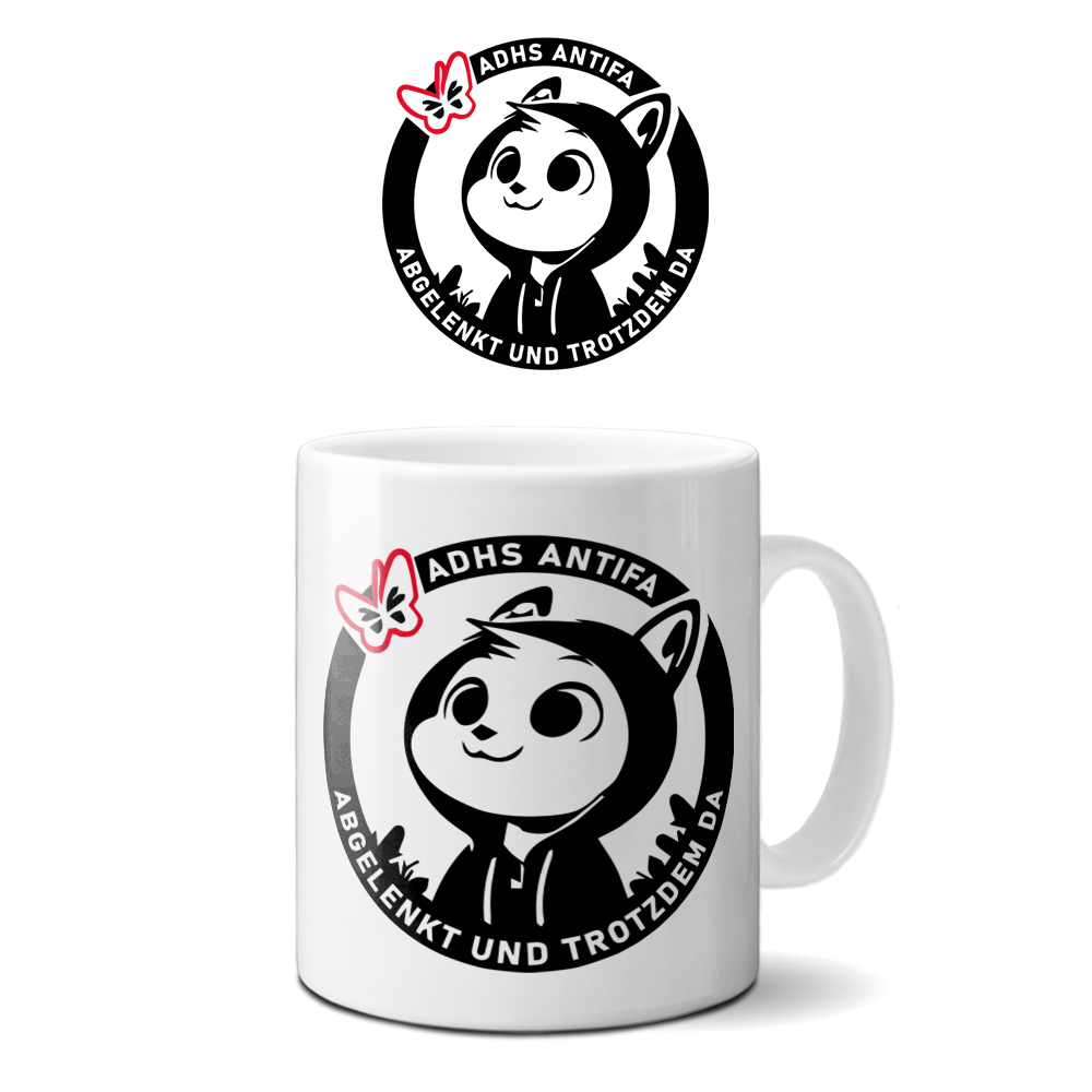 Tasse »ADHS Antifa«