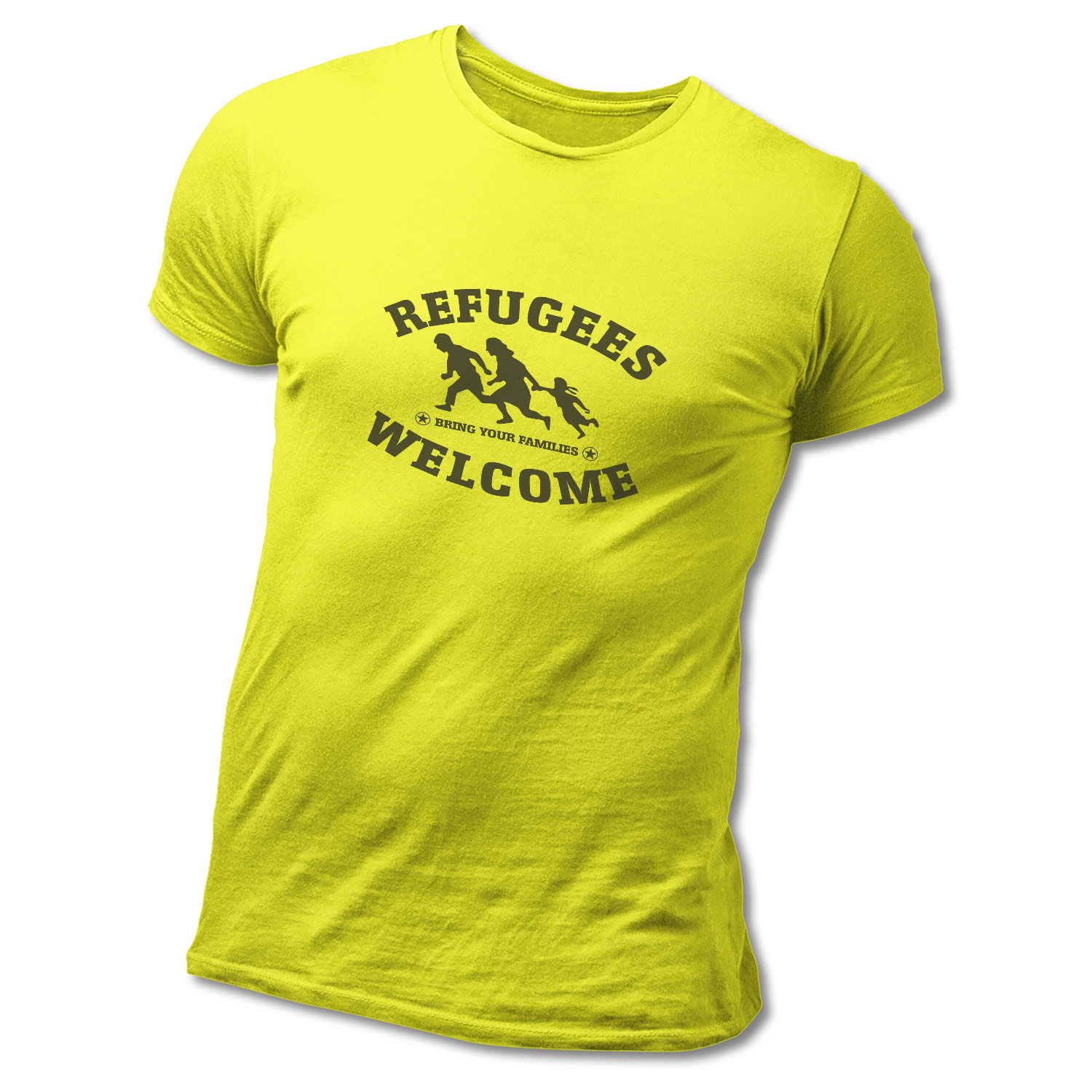 T-Shirt »Refugees welcome«